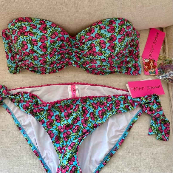 Betsey Johnson Other - Betsey Johnson Cherry Bikini Set NWT